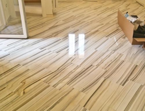 Pavimento marmo Zebrino lucido  – Voghera ( PV )